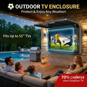 55" Weatherproof Outdoor TV Cabinet